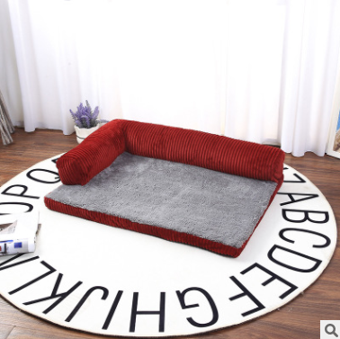 Casa Cama Desmontable para Perros Grandes - Sofá Colchón 4 Estaciones