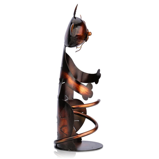 Soporte para Vinos Decorativo Gato de Hierro - Image 3