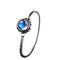 Moonstone Ring Ladies Plateado Jewelry Crystal Gem Bracelet 10