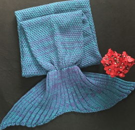 Manta Cola de Sirena para Dormir - Cozy Knit - Image 6