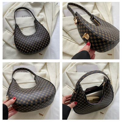 Bolso Bandolera Occidental Estilo Crescent con Estampado - Image 18