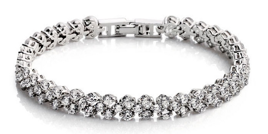 Pulsera de Plata Esterlina S925 con Diamantes Brillantes - Image 2