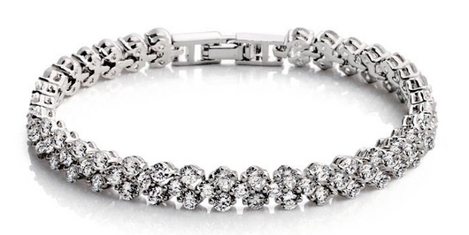 Pulsera de Plata Esterlina S925 con Diamantes Brillantes - Image 2