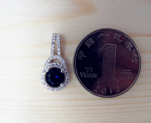 Colgante de Cristal de Zafiro