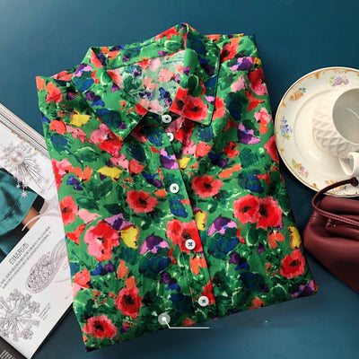 Camisa de Manga Larga con Solapa Pequeña - Image 7