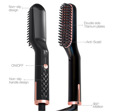 Peine Alisador Eléctrico Multifuncional - Plancha Rápida para Cabello y Barba - Image 5