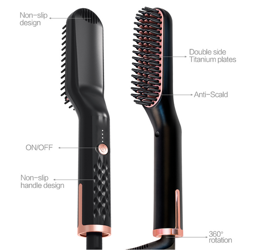 Peine Alisador Eléctrico Multifuncional - Plancha Rápida para Cabello y Barba - Image 5