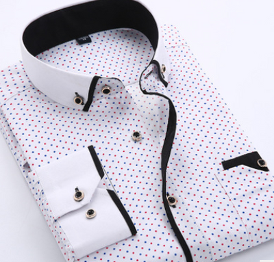 Camisa Casual Slim Fit de Manga Larga para Hombre - Image 7