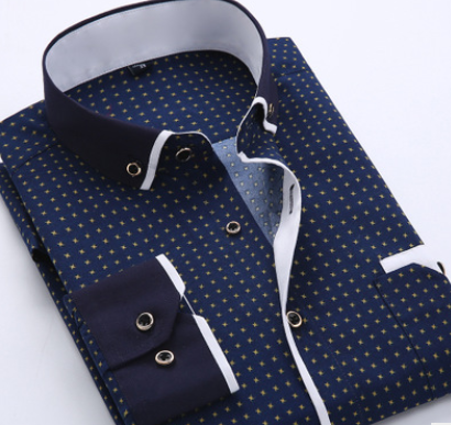 Camisa Casual Slim Fit de Manga Larga para Hombre - Image 6