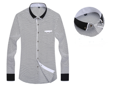Camisa Casual Slim Fit de Manga Larga para Hombre - Image 2