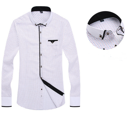 Camisa Casual Slim Fit de Manga Larga para Hombre - Image 3