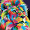 Cuadro León Multicolor 40x50cm