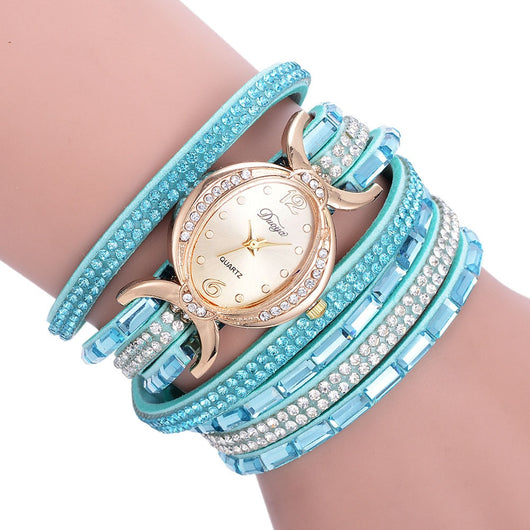 Reloj de Pulsera para Mujer con Brillantes - Elegancia Casual - Image 12