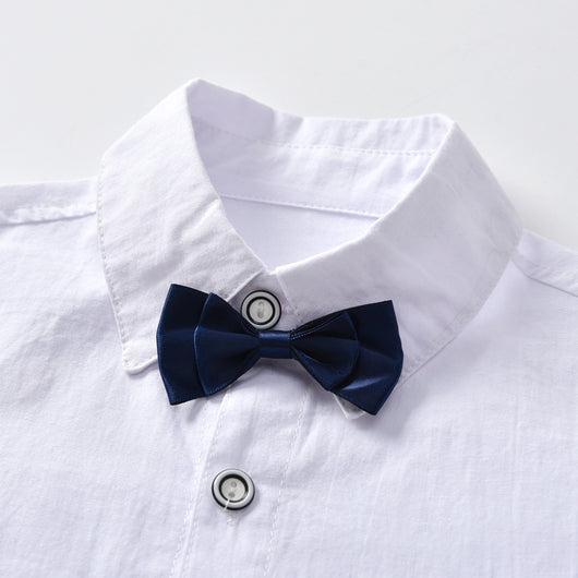 Conjunto Formal para Niños: Camisa Manga Larga y Pantalón Chaleco - Image 7