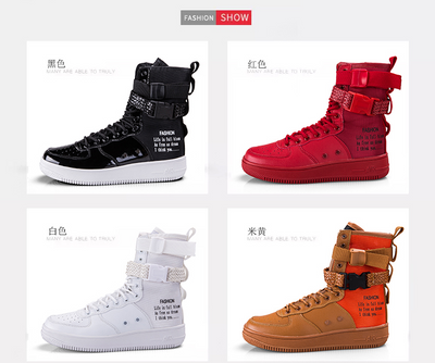 Zapatillas Altas Casuales para Parejas - Estilo Urbano Moderno - Image 6
