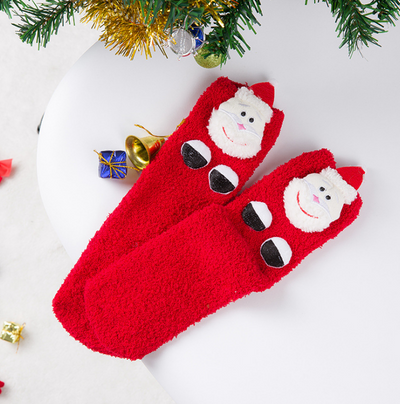 Calcetines Navideños de Felpa Suave - Image 9