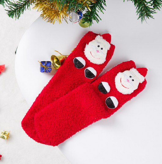 Calcetines Navideños de Felpa Suave - Image 9