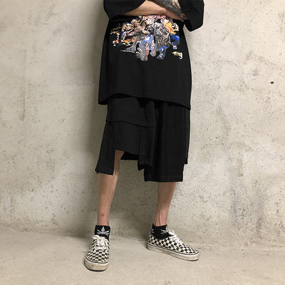 Pantalones Japoneses de Corte Irregular Cinco Puntos - Image 4