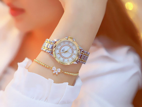 Reloj Diamante para Mujer con Eslabones Elegantes