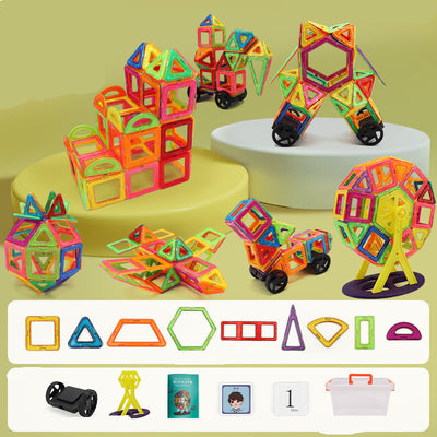 Bloques Magnéticos para Construcción Infantil - Set Educativo - Image 19