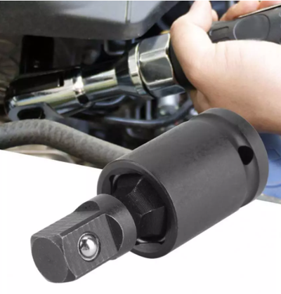 Llave de Impacto Eléctrica con Adaptador de Cubo Móvil