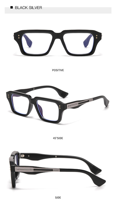 Gafas de Marco Cuadrado Beige Estilo Europeo - Reloj de Tendencia Chic - Image 26