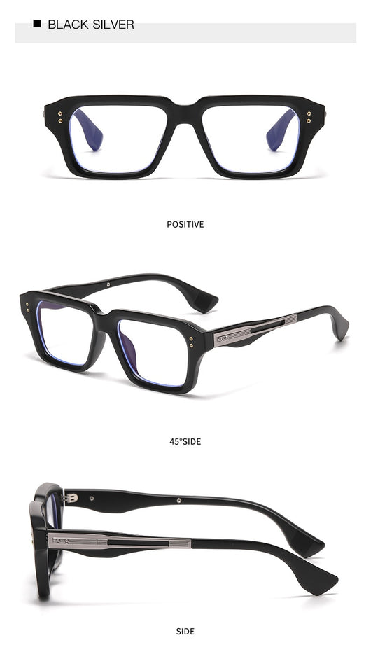 Gafas de Marco Cuadrado Beige Estilo Europeo - Reloj de Tendencia Chic - Image 26