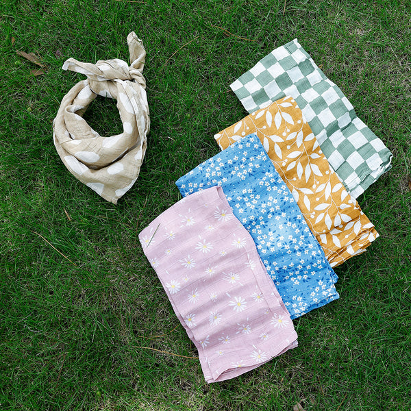 Pañuelo Absorbente de Gasa de Algodón Kangobaby para Bebé