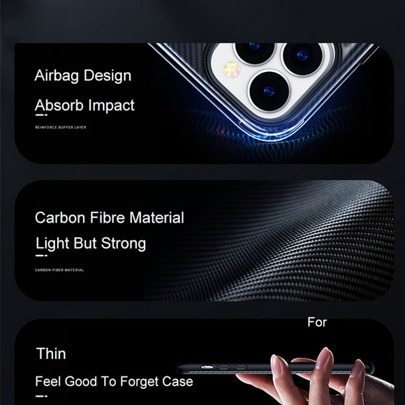 Funda de Celular de Fibra de Carbono y Cerámica