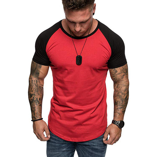 Playera Raglan Bloques de Color para Hombre - Image 14