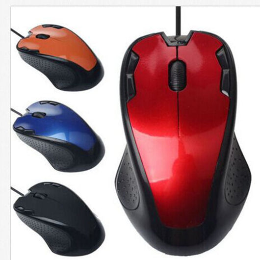 Ratón USB Óptico Alámbrico - Diseño Creativo Animal para Computadora