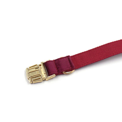 Collar de Terciopelo Borgoña para Perros - Suave y Elegante - Image 2