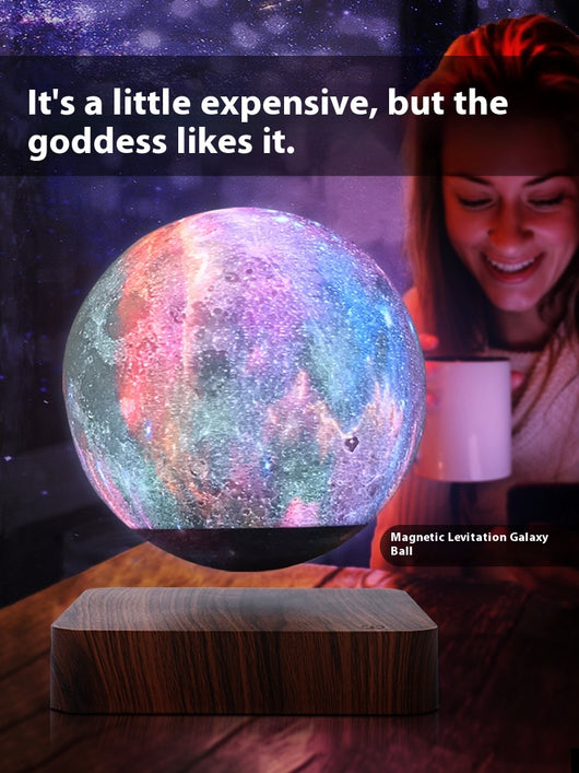 Lámpara Nocturna Galaxia con Levitación Magnética - Ambiente Romántico - Image 14