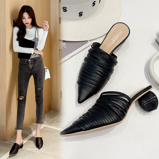 Sandalias Romanas Puntiagudas con Tiras para Mujer - Image 10
