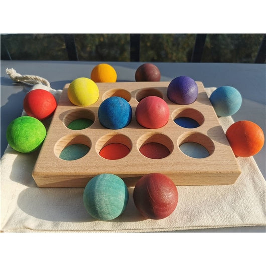 Juego de Bolas en Pista de Madera - Juguete Educativo Inteligente - Image 4