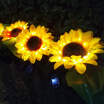 Lámparas Solares Decorativas Girasol con LED - Image 7