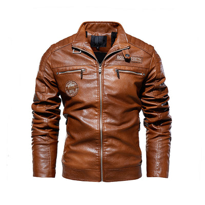 Chaqueta de Cuero Plush Hardman para Motociclista - Image 7