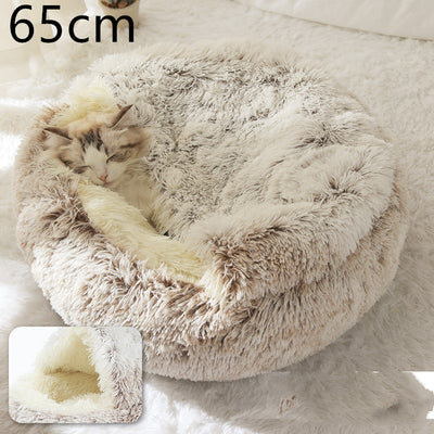 Cama 2 en 1 para Perros y Gatos - Cama Cálida de Felpa Suave Tipo Casa - Image 163