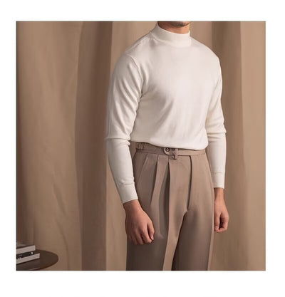 Suéter Cuello Alto Slim Fit Diario - Prenda Base Térmica Versátil - Image 11