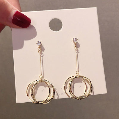 Aretes Largos Colgantes de Cristal para Mujer - Diseño Elegante y Sofisticado - Image 77