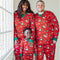 Pijama Navideño Estampado para Padres e Hijos
