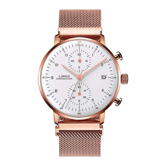Reloj Deportivo de Cuarzo para Hombre con Banda de Acero Inoxidable Resistente al Agua - Image 23