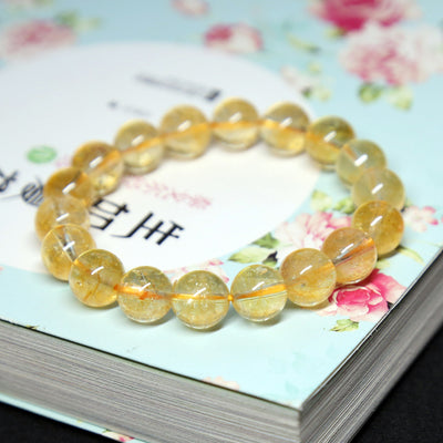 Pulsera de Cuarzo Citrino Natural