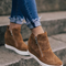 Zapatos Casuales para Mujer con Punta Redonda y Diseño Calado