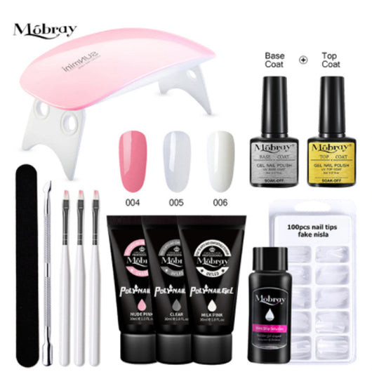 Set Completo de Manicura Profesional con Pegamento Extendido y Herramientas - Image 16