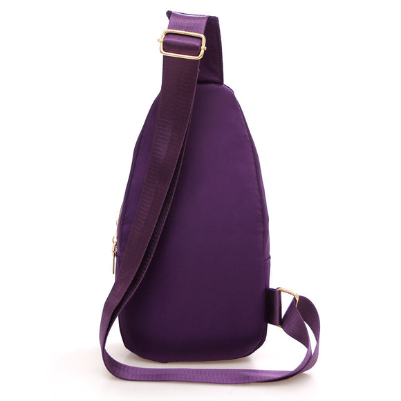 Bolsa Mensajera Nylon Impermeable para Mujer