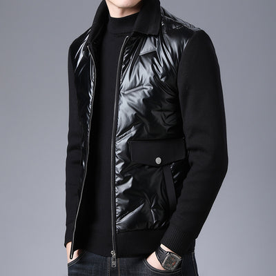 Chaqueta de Plumón Invernal para Hombre de Mediana Edad - Image 4