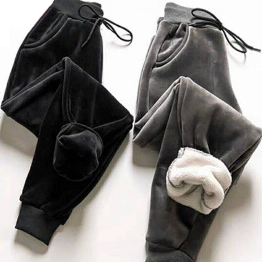Pantalones Joggers de Lana y Cachemira para Invierno - Cómodos y Cálidos - Image 2