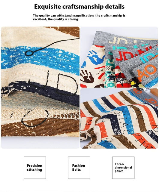 Bóxers de Algodón Estampado Transpirables para Hombre - Image 22