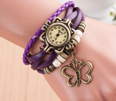 Pulsera Hueca Mariposa Punk Estilo Femenino - Image 10